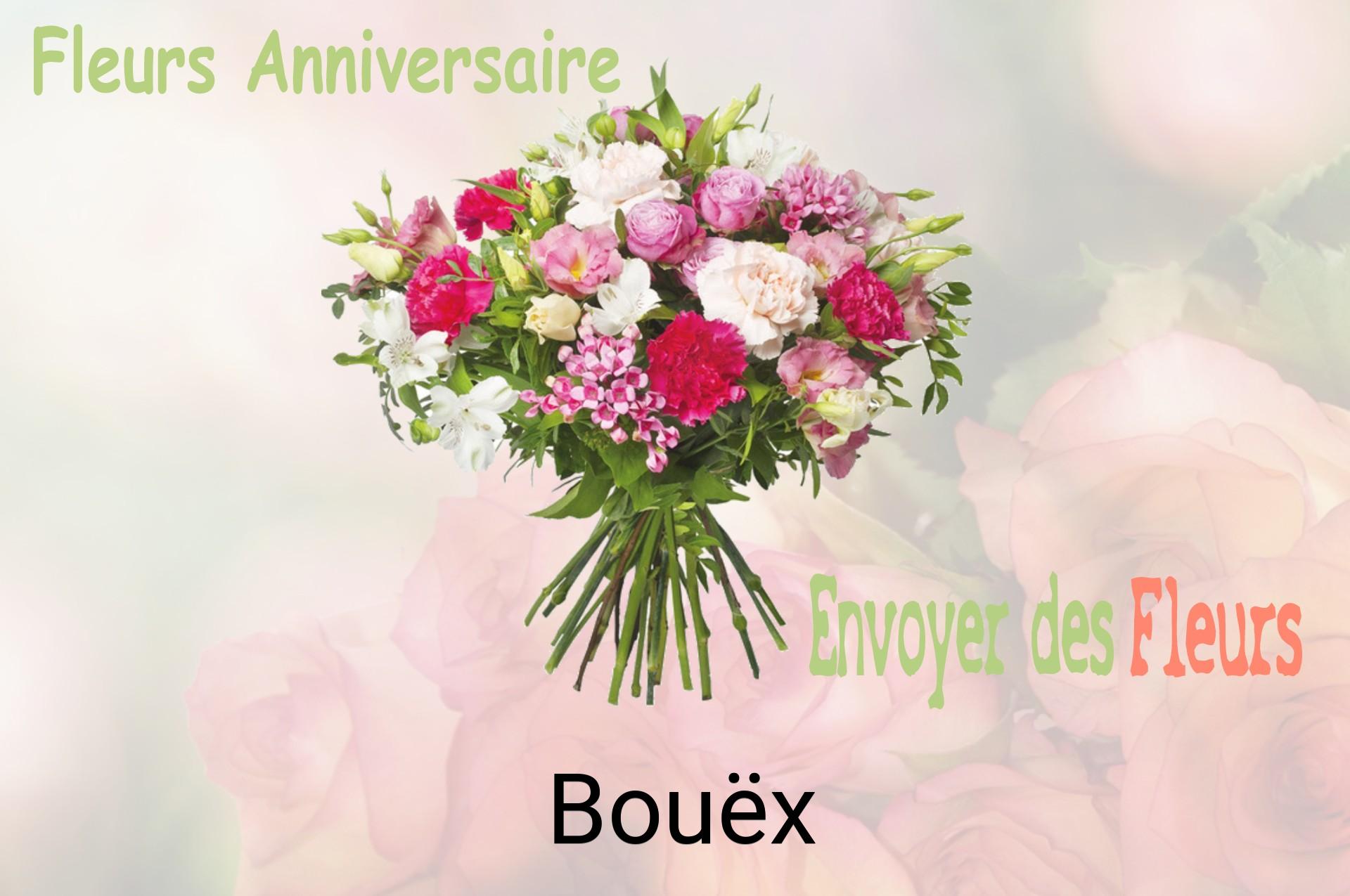 Bouquet de fleurs d’anniversaire livré à Bouëx