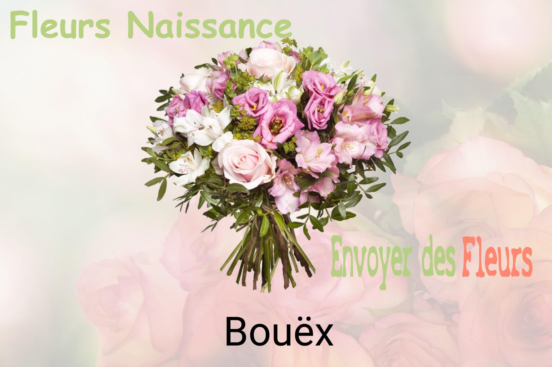 Bouquet de fleurs de naissance livré à Bouëx